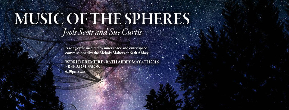Music Of The Spheres Poster for Bath Abbey May 4th